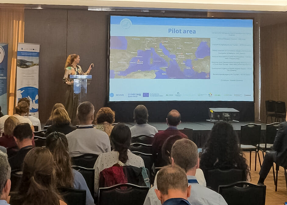 Presentation of the REVIVE project at the third ISE Innovation Camp in Olhão